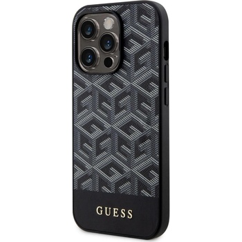 Pouzdro Guess PU G Cube MagSafe iPhone 14 Pro černé