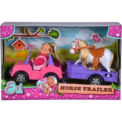 Simba Toys Комплект за транспортиране на коне на бебе Еви (105737460)