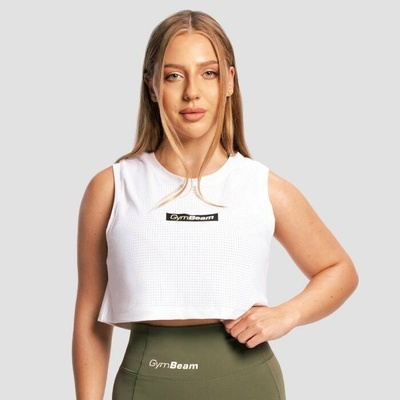 GymBeam Women‘s Combat Tank Top White – Zboží Dáma
