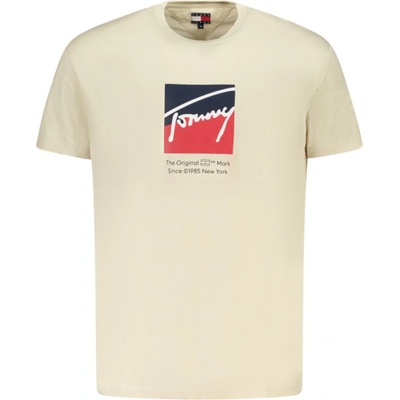 Tommy Hilfiger Мъжка тениска с къс ръкав tommy hilfiger, Размер xl, Цвят Бежов (dm0dm21940_beach)