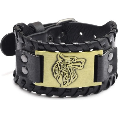 HARAHU Гривна ET-33118 - Wolf / Златна KP33118 (ET-33118)