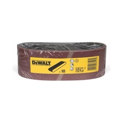 DeWALT DT3301 Brusný pás pro pásové brusky K40, 533 x 75 mm, 10 ks