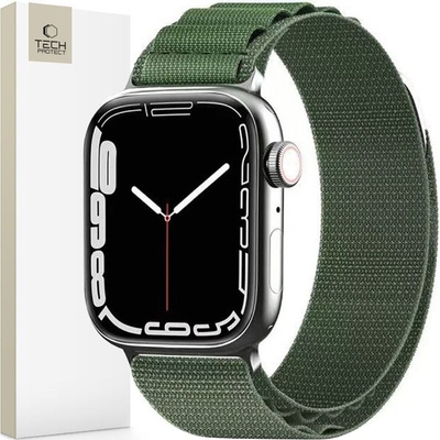 Tech-Protect Nylon na Apple Watch 42/44/45/49 mm, military green TEC928363
