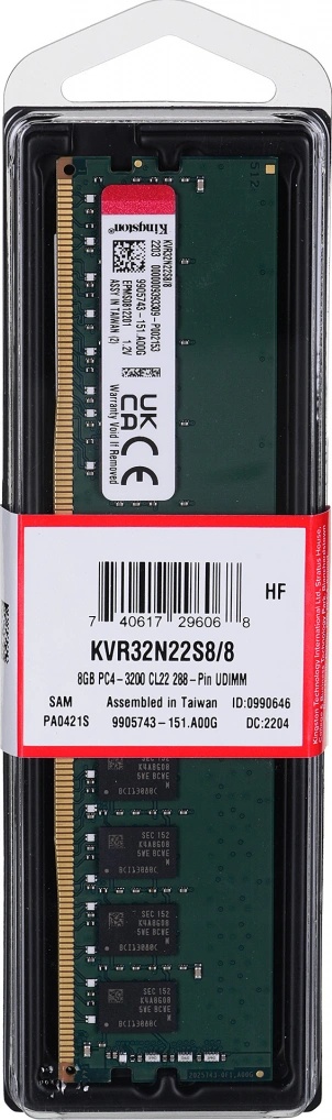 Kingston KVR32N22S8/8 od 70,2 € - Heureka.sk