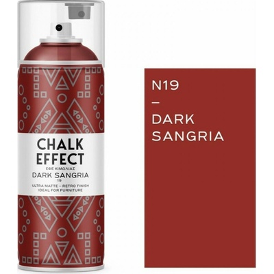COSMOS LAC СПРЕЙ БОЯ ТЕБЕШИРЕНА chalk efefect 400мл 19 dark sangria (06518)
