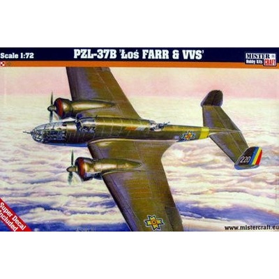 Mister Craft PZL-37B Los FARR VVS 040093 1:72