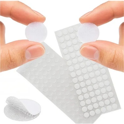 Samolepicí suchý zip 18mm 500ks bílý Ruhhy 25884