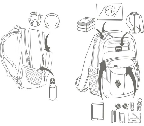 Nitro Hero dune 37 l