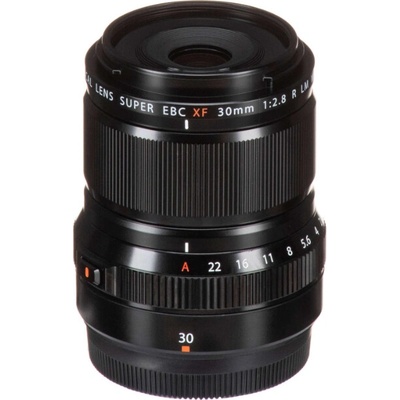 Fujifilm XF30MM F2.8 R Macro black lens