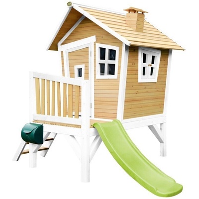 axi Детска къща AXI Robin с пързалка - Зелена (A030.045.11)