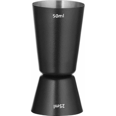 Odměrka, Bar up, 25ml / 50ml, Černá, ø45x(H)86mm