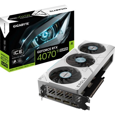 GIGABYTE GeForce RTX 4070 Ti SUPER EAGLE 16G OC ICE (GV-N407TSEAGLEOC ICE-16GD)