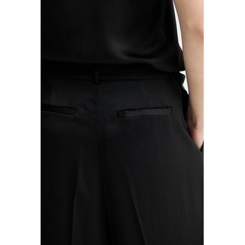 MICHAEL Michael Kors Панталон MICHAEL Michael Kors в черно със стандартна кройка, с висока талия MT530VRAYJ (MT530VRAYJ)