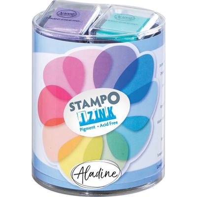 Aladine Razítkovací polštářky Stampo Izink Pigment 10 ks pastelové barvy