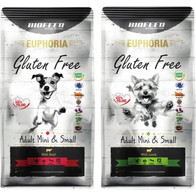Biofeed Euphoria Adult Mini Jahňacie 2 kg a Hovädzie 2 kg