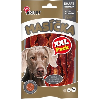 Akinu MASÍČKA Kačacie prsíčka maškrta pre psov XXL 90 g