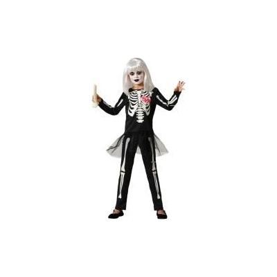 BigBuy Carnival Маскировъчен костюм за деца Скелет Размер 7-9 години