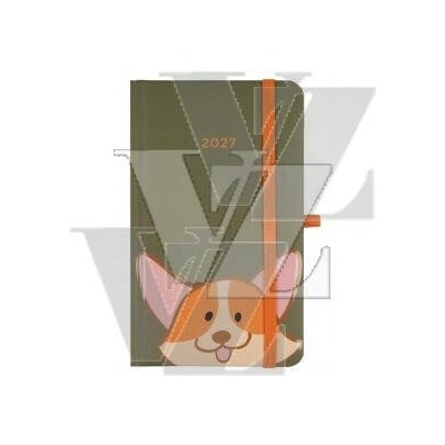 Albi DIK A6 týdenní 2027 Corgi