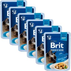 Brit Капсула BRIT Premium Cat Delicate Fillets in Gravy with Chicken 6 x 85 г