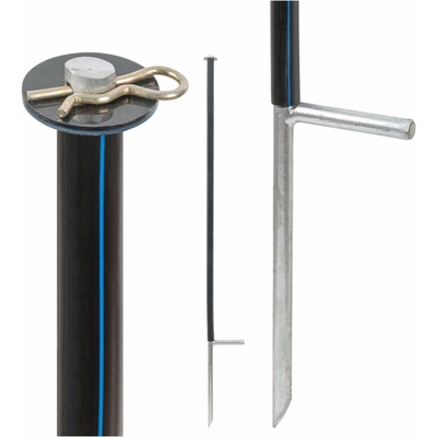 Náhradná podporná tyčka pre elektricke siete - ∅ 20 mm, 120 cm