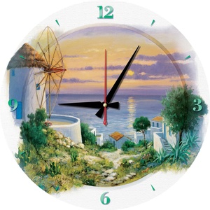 Art Puzzle - Puzzle In the Evening in Aegean clock - 570 piese
