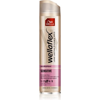 Wella Wellaflex Sensitive лак за коса със средна фиксация без парфюм 250ml