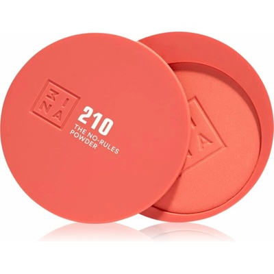 3INA The No-Rules Powder multifunkčné líčidlo na oči pery a tvár 210 Light coral matte 8 g