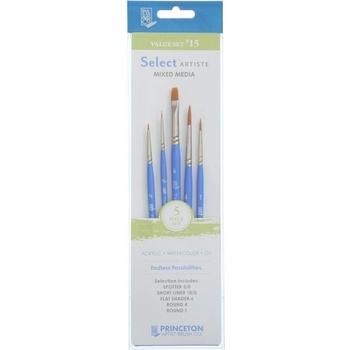 Princeton Artist Brush Selectartiste Multi-Technique Комплект четки 5 бр (P3750SET115)
