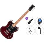 PSD Guitars DCT-100 Standard SET Cherry Red Електрическа китара