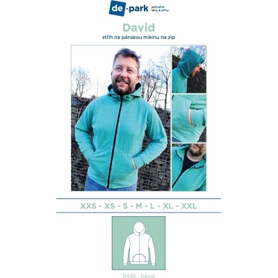 de-park Papírový střih - David vel. XXS-XXL – Zboží Dáma