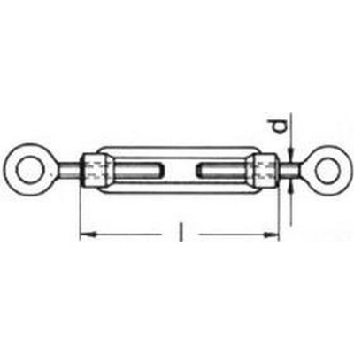 napínák M16 ZINEK S235JR oko+oko DIN 1480 – Hledejceny.cz