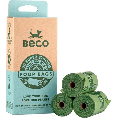 Beco Bags EKO Vrecká na exkrementy s mätovou vôňou 120 ks