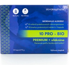 Slovakiapharm 10 Pro-Bio + vláknina 10 kapsúl