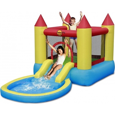 Happy Hop Skákací hrad s bazénem a skluzavkou – Zboží Dáma