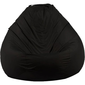 Pufrelax Пуф круша 520л. , Nirvana Gigant - Panama Black, Водоустойчив, Перящ се калъф, Пълнеж от Полистиролни перли (PUF-G-NGG-PEX-BL)