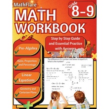 MathFlare - Math Workbook 8th and 9th Grade