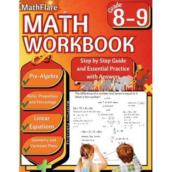 MathFlare - Math Workbook 8th and 9th Grade