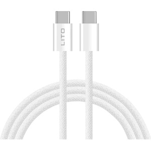 Lito Кабел за данни Type-C към Type-C 60W, 1m - Lito (LD04) - Бял