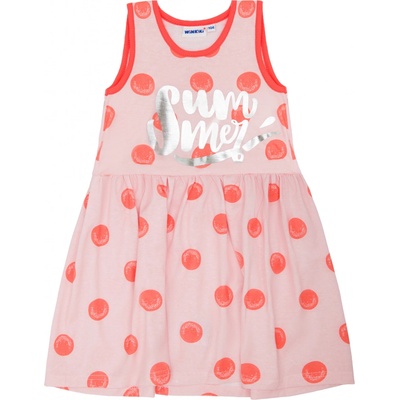 Winkiki dievčenské šaty WKG 01764 lososová