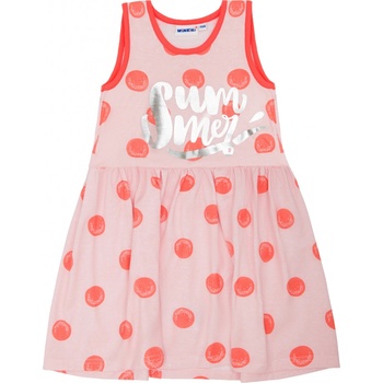 Winkiki dievčenské šaty WKG 01764 lososová