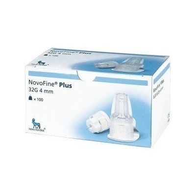 Novofine Plus 32 G 0,23 0,25 x 4 mm ihla na aplikáciu inzulínu 100ks
