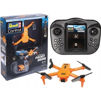 Revell RC Dron Quadcopter Pocket Drone Kapesní Dron na Dálkové Ovládání 23810