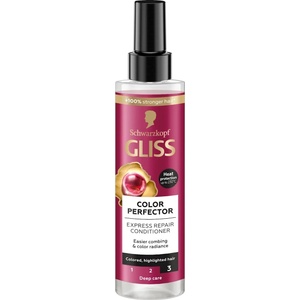 Schwarzkopf GLISS Спрей балсам Color Perfector за боядисана и изсветлявана коса, 200 мл
