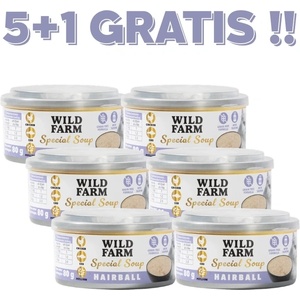 WILD FARM Special Soup 6x80 г Hairball - ароматна супа - подпомага правилното хидратиране