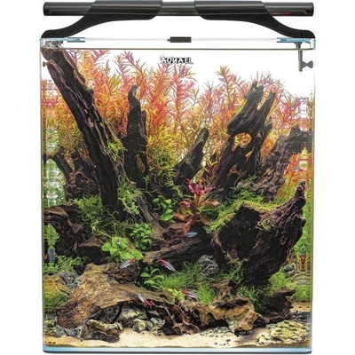 Aquael OptiBent 70 akvarijní set černý 68 l