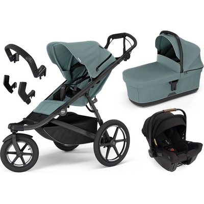 THULE Trojkombinace 5v1 Urban Glide 3 + Bassinet + příslušenství 2024 + Nuna PIPA™ URBN Mid Blue