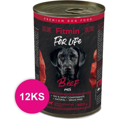 Fitmin Dog For Life Beef 12 x 400 g