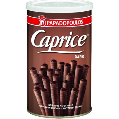 Papadopoulou Caprice plněné trubičky Dark 115 g