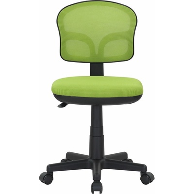 RFG Детски стол RFG Honey Black, до 100кг, меш, полипропиленова база, газов механизъм за регулиране на височината, черно-зелен (601L-1/BLACK/HZ3007)