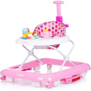 Chipolino Музикална бебешка проходилка 4 в 1 Chipolino - Парти, розова (PRPA02204PI) Проходилка